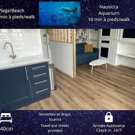 Le Bluemoon, Studio De Charme Refait A Neuf Boulogne-sur-Mer Exteriör bild